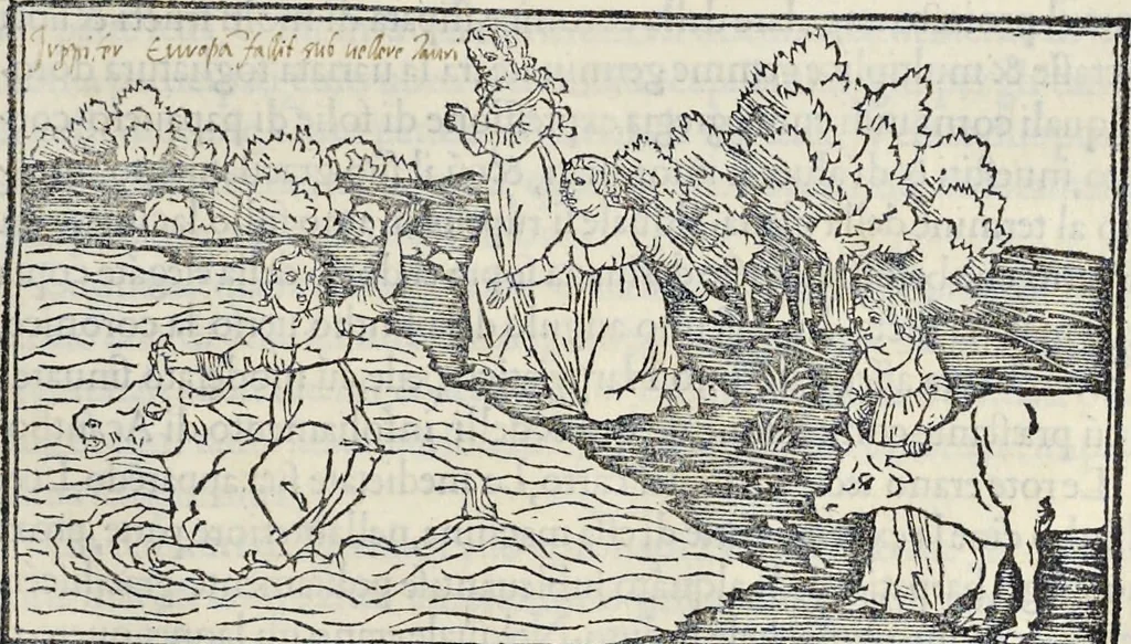 An illustration from La Hypnerotomachia di Poliphilo : cioè pvgna d'amore in sogno, dov'egli mostra, che tvtte le cose hvmane non sono altro che sogno, & doue narra molt'altre cose degne di cognitione, 1545, leaf 162