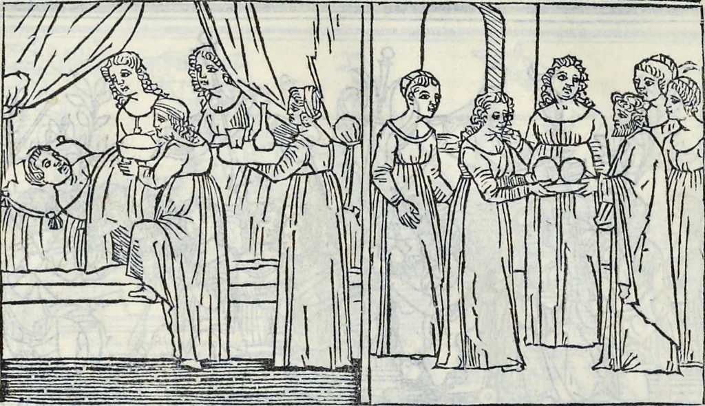 An illustration from La Hypnerotomachia di Poliphilo : cioè pvgna d'amore in sogno, dov'egli mostra, che tvtte le cose hvmane non sono altro che sogno, & doue narra molt'altre cose degne di cognitione, 1545, leaf 167