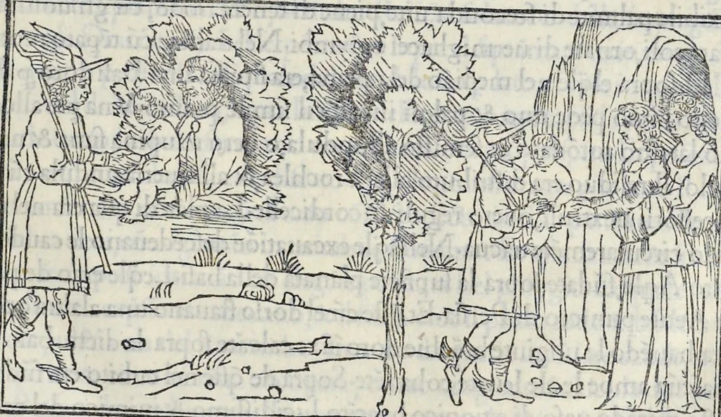 An illustration from La Hypnerotomachia di Poliphilo : cioè pvgna d'amore in sogno, dov'egli mostra, che tvtte le cose hvmane non sono altro che sogno, & doue narra molt'altre cose degne di cognitione, 1545, leaf 174