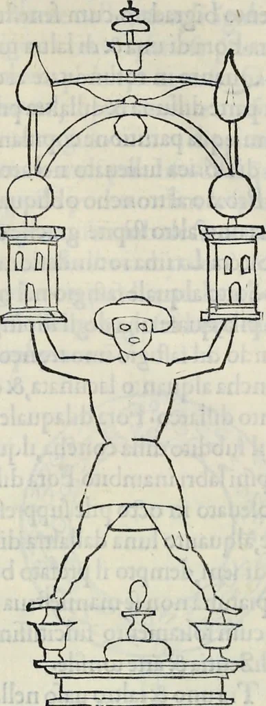 An illustration from La Hypnerotomachia di Poliphilo : cioè pvgna d'amore in sogno, dov'egli mostra, che tvtte le cose hvmane non sono altro che sogno, & doue narra molt'altre cose degne di cognitione, 1545, leaf 307