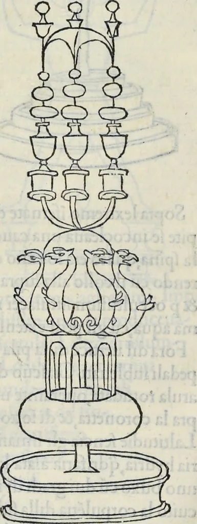 An illustration from La Hypnerotomachia di Poliphilo : cioè pvgna d'amore in sogno, dov'egli mostra, che tvtte le cose hvmane non sono altro che sogno, & doue narra molt'altre cose degne di cognitione, 1545, leaf 309