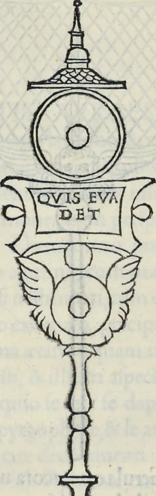 An illustration from La Hypnerotomachia di Poliphilo : cioè pvgna d'amore in sogno, dov'egli mostra, che tvtte le cose hvmane non sono altro che sogno, & doue narra molt'altre cose degne di cognitione, 1545, leaf 331