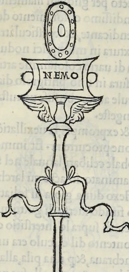 An illustration from La Hypnerotomachia di Poliphilo : cioè pvgna d'amore in sogno, dov'egli mostra, che tvtte le cose hvmane non sono altro che sogno, & doue narra molt'altre cose degne di cognitione, 1545, leaf 332