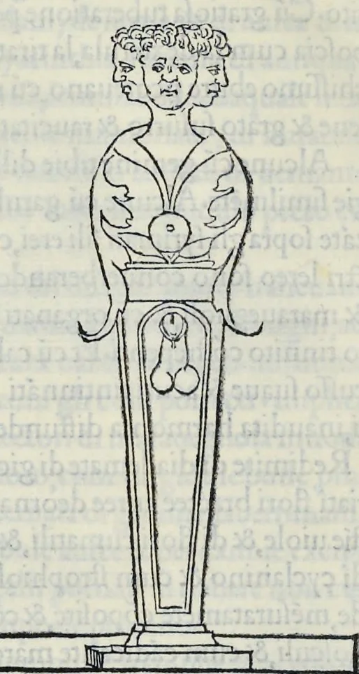 An illustration from La Hypnerotomachia di Poliphilo : cioè pvgna d'amore in sogno, dov'egli mostra, che tvtte le cose hvmane non sono altro che sogno, & doue narra molt'altre cose degne di cognitione, 1545, leaf 347