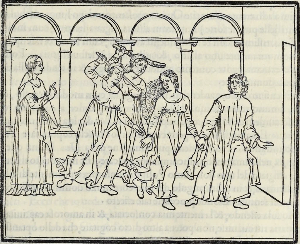 An illustration from La Hypnerotomachia di Poliphilo : cioè pvgna d'amore in sogno, dov'egli mostra, che tvtte le cose hvmane non sono altro che sogno, & doue narra molt'altre cose degne di cognitione, 1545, leaf 426