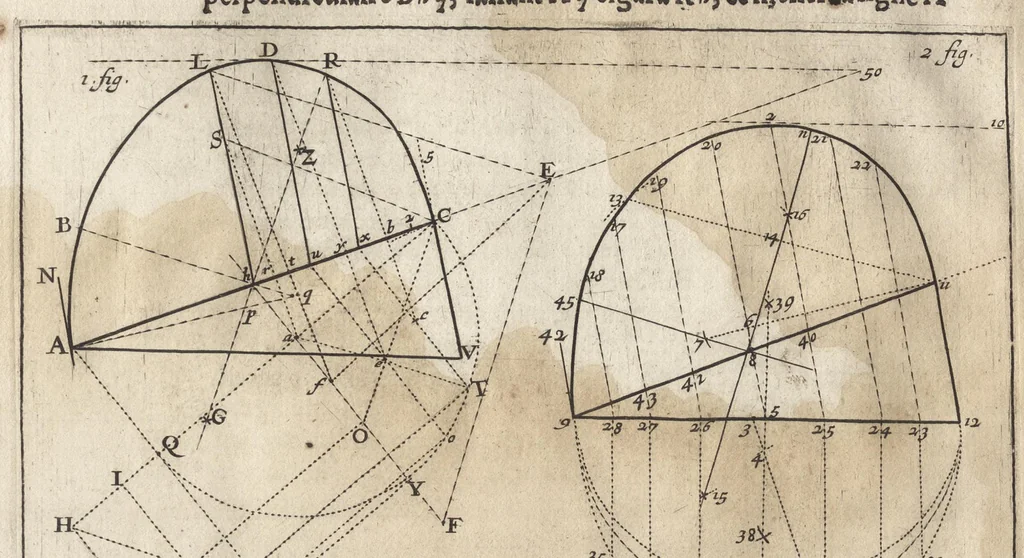 An illustration from Examen des oeuures du Sr. Desargues, 1644, leaf 25