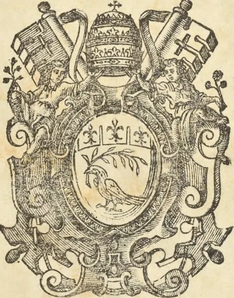 An illustration from Athanasii Kircheri e Soc. Iesu Obeliscus Pamphilius, hoc est, Interpretatio noua & hucusque intentata obelisci hieroglyphici quem non ita pridem ex veteri hippodromo Antonini Caracallae Caesaris, in agonale forum transtulit, integritati restituit & in Vbis Aeternae ornamentum erexit Innocentius X. Pont. Max. : in quo post varia Aegyptiacae, Chaldaicae, Hebraicae, Graecanicae antiquitatis doctrinaeque qua sacrae, qua profanae monumenta, veterum tandem theologia, hieroglyphicis inuoluta symbolis, detecta e tenebris in lucem asseritur, 1650, leaf 10