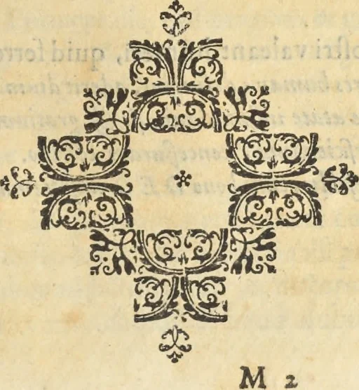 An illustration from Athanasii Kircheri e Soc. Iesu Obeliscus Pamphilius, hoc est, Interpretatio noua & hucusque intentata obelisci hieroglyphici quem non ita pridem ex veteri hippodromo Antonini Caracallae Caesaris, in agonale forum transtulit, integritati restituit & in Vbis Aeternae ornamentum erexit Innocentius X. Pont. Max. : in quo post varia Aegyptiacae, Chaldaicae, Hebraicae, Graecanicae antiquitatis doctrinaeque qua sacrae, qua profanae monumenta, veterum tandem theologia, hieroglyphicis inuoluta symbolis, detecta e tenebris in lucem asseritur, 1650, leaf 166
