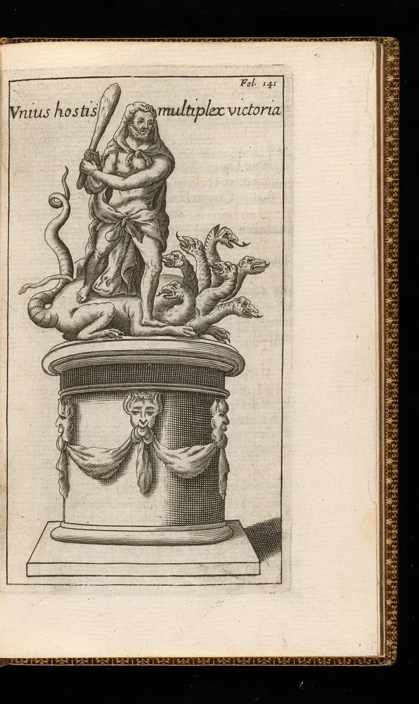 An illustration from L'art des emblemes, 1662, leaf 172