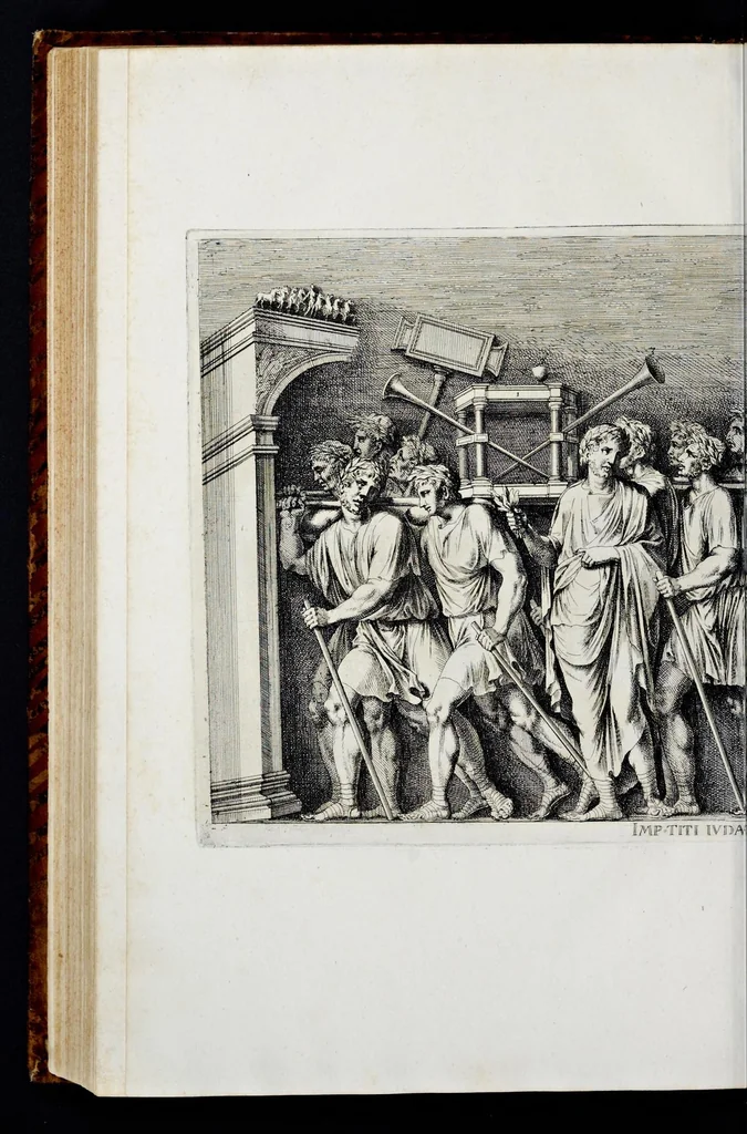 An illustration from Iconologia deorum, oder, Abbildung der Götter : welche von den Alten verehret worden : aus den welt-berühmtesten Antichen der Griechischen und Römischen Statuen : auch in Marmel, Porfido-Stein, Metall, Agat, Onyx, Sardonich und andren Edelsteinen befindlichen Bildereyen, sorgfältig abgesehen ..., 1680, leaf 317
