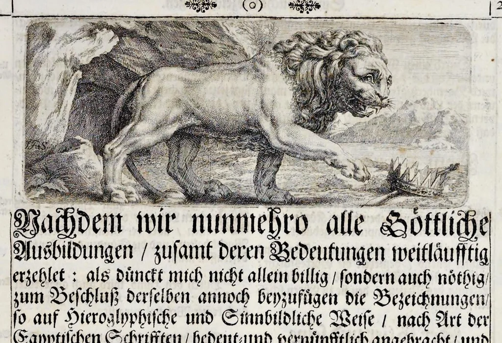 An illustration from Iconologia deorum, oder, Abbildung der Götter : welche von den Alten verehret worden : aus den welt-berühmtesten Antichen der Griechischen und Römischen Statuen : auch in Marmel, Porfido-Stein, Metall, Agat, Onyx, Sardonich und andren Edelsteinen befindlichen Bildereyen, sorgfältig abgesehen ..., 1680, leaf 334