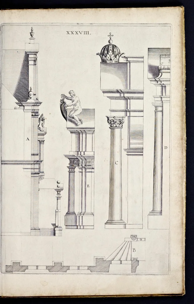 An illustration from Architectura moderna, ofte, Bouwinge van onsen tyt ..., 1631, leaf 112