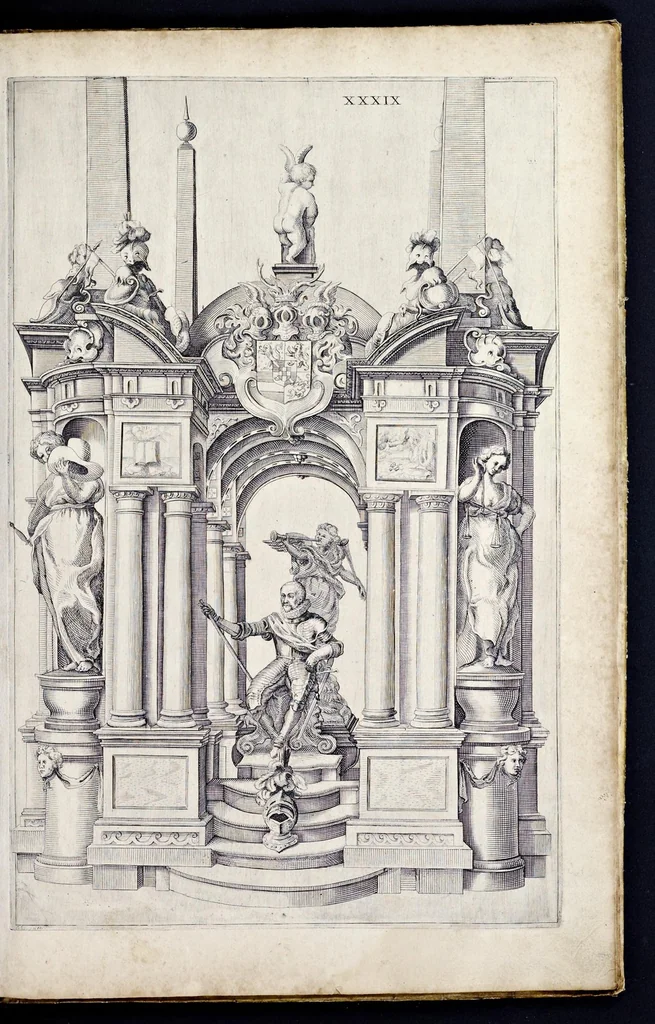 An illustration from Architectura moderna, ofte, Bouwinge van onsen tyt ..., 1631, leaf 114