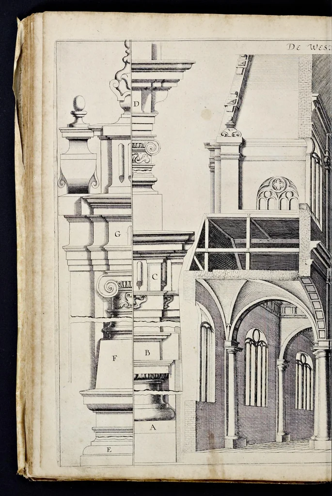 An illustration from Architectura moderna, ofte, Bouwinge van onsen tyt ..., 1631, leaf 57