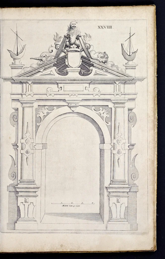 An illustration from Architectura moderna, ofte, Bouwinge van onsen tyt ..., 1631, leaf 88