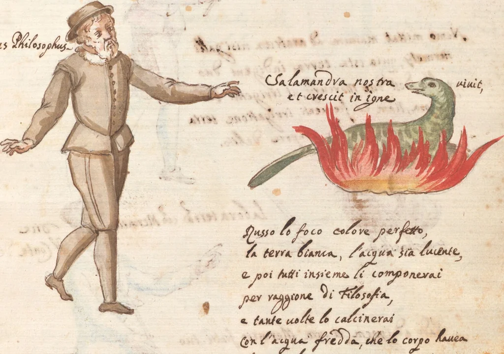 An illustration from Manly Palmer Hall collection of alchemical manuscripts, circa 1500-1825, 1500, leaf 19