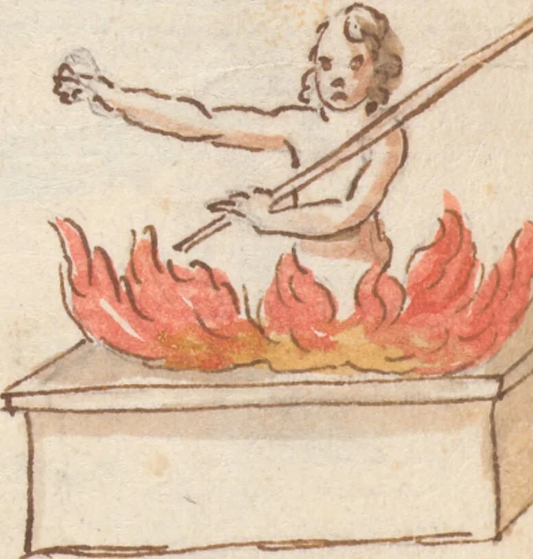 An illustration from Manly Palmer Hall collection of alchemical manuscripts, circa 1500-1825, 1500, leaf 26