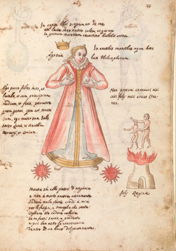 An illustration from Manly Palmer Hall collection of alchemical manuscripts, circa 1500-1825, 1500, leaf 31