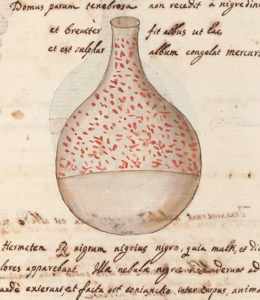 An illustration from Manly Palmer Hall collection of alchemical manuscripts, circa 1500-1825, 1500, leaf 39