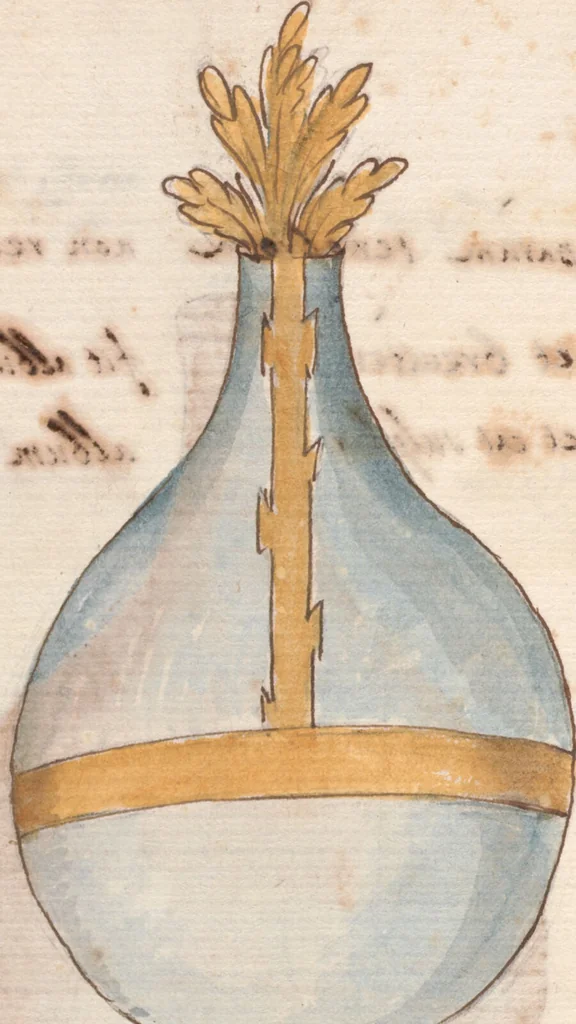 An illustration from Manly Palmer Hall collection of alchemical manuscripts, circa 1500-1825, 1500, leaf 40