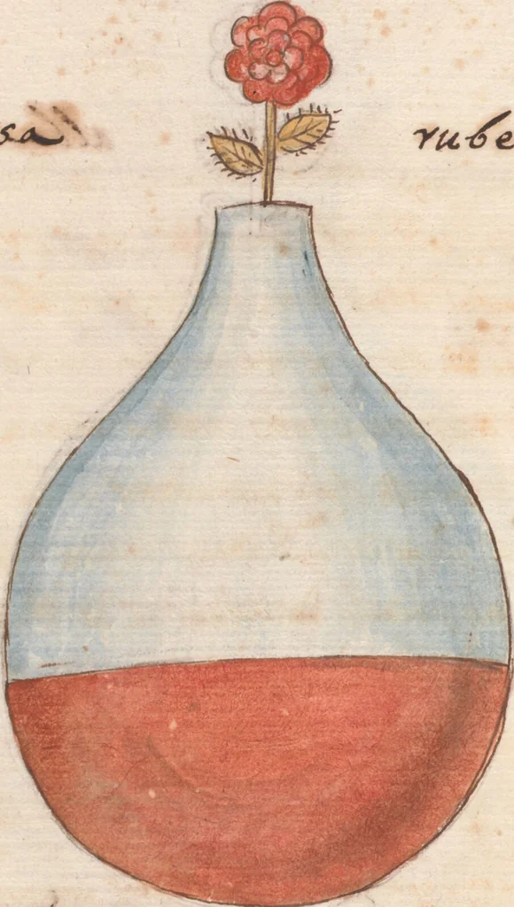 An illustration from Manly Palmer Hall collection of alchemical manuscripts, circa 1500-1825, 1500, leaf 42