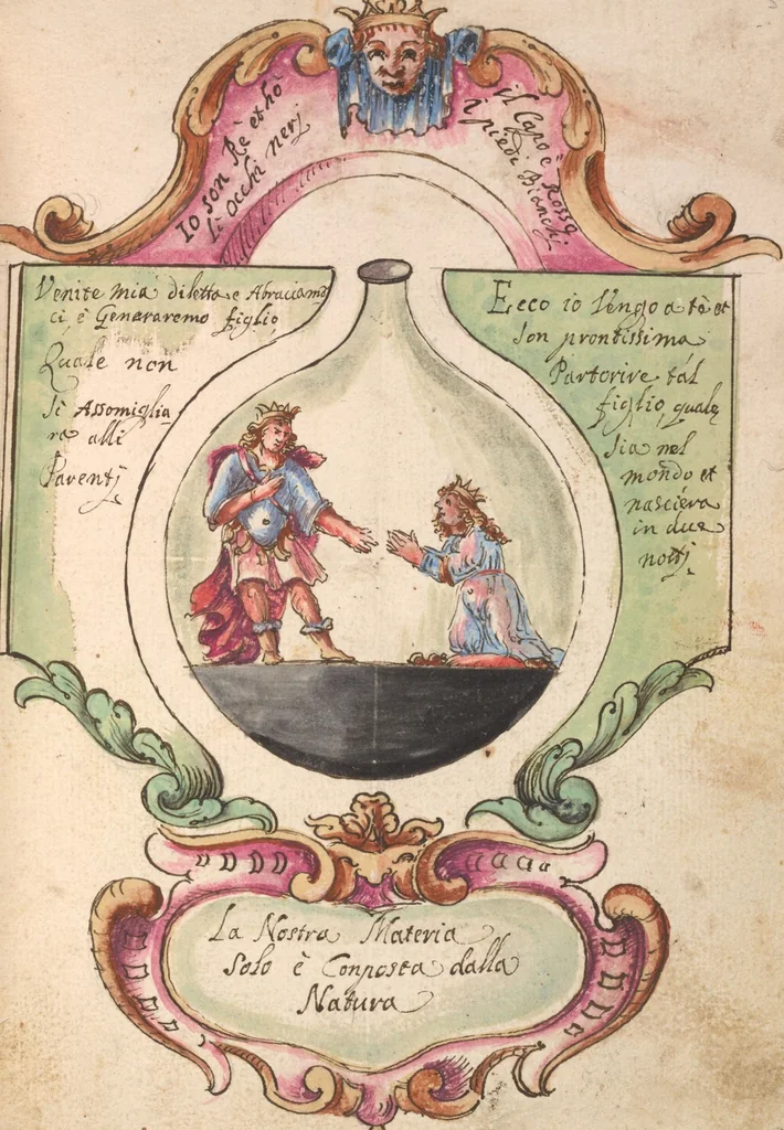 An illustration from Manly Palmer Hall collection of alchemical manuscripts, circa 1500-1825, 1500, leaf 11