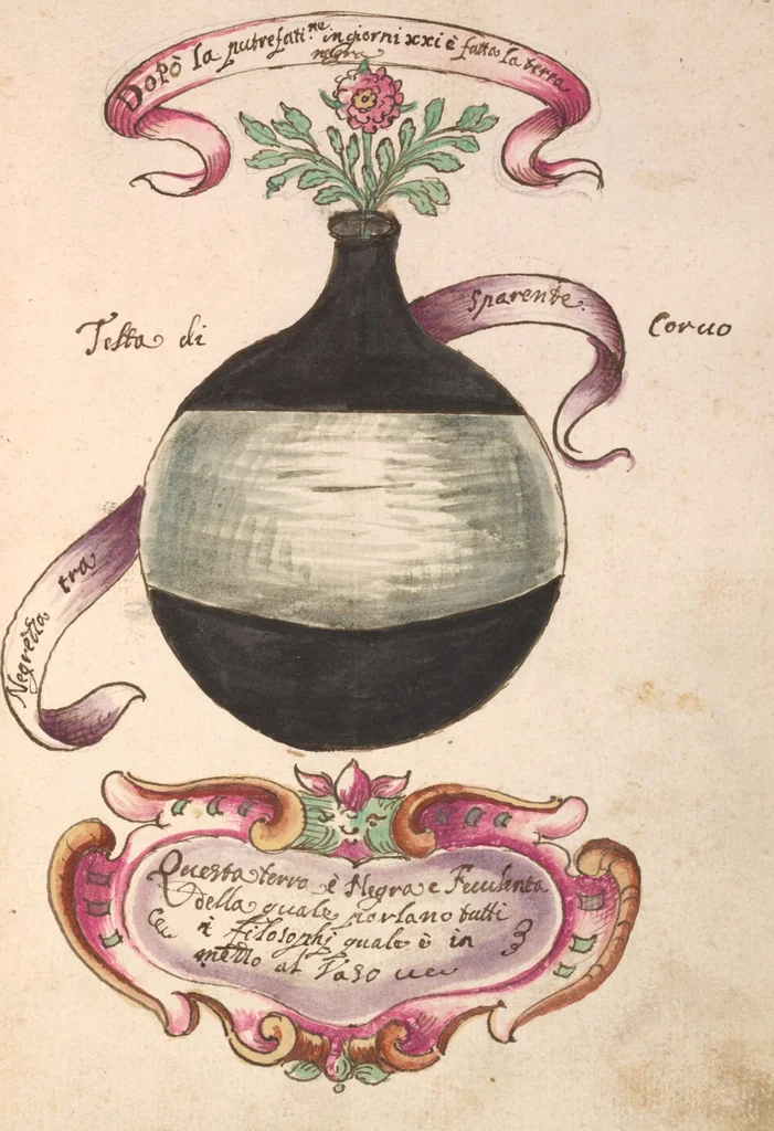 An illustration from Manly Palmer Hall collection of alchemical manuscripts, circa 1500-1825, 1500, leaf 19