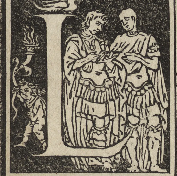 An illustration from Pauli Cortesii Protonotarii Apostolici De Cardinalatu ... ad Iulian secundum .., 1510, leaf 6