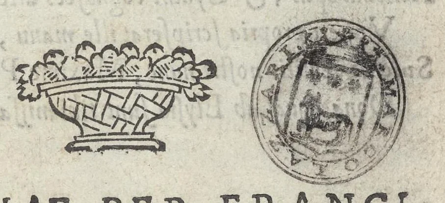 An illustration from Cynthii Ioannis Baptistae Gyraldi nobilis ferrariensis illvstrissimi ac excellentiss. Hercvlis Atestini II dvcis ferrariensivm IIII ab epistolis De Ferraria et Atestinis principibvs commentariolvm : ex Lilii Gregorii Gyraldi epitome dedvctvm, 1556, leaf 4