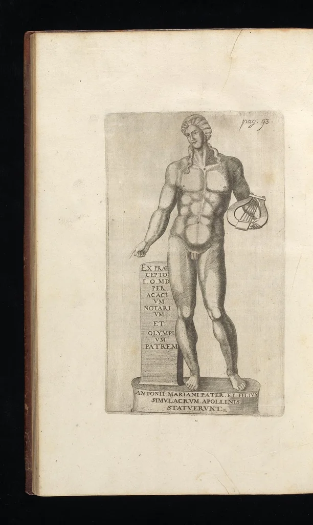 An illustration from Spicilegium antiquitatis, sive, Variarum ex antiquitate elegantiarum, vel novis luminibus illustratarum, vel recens etiam editarum fasciculi, 1692, leaf 105