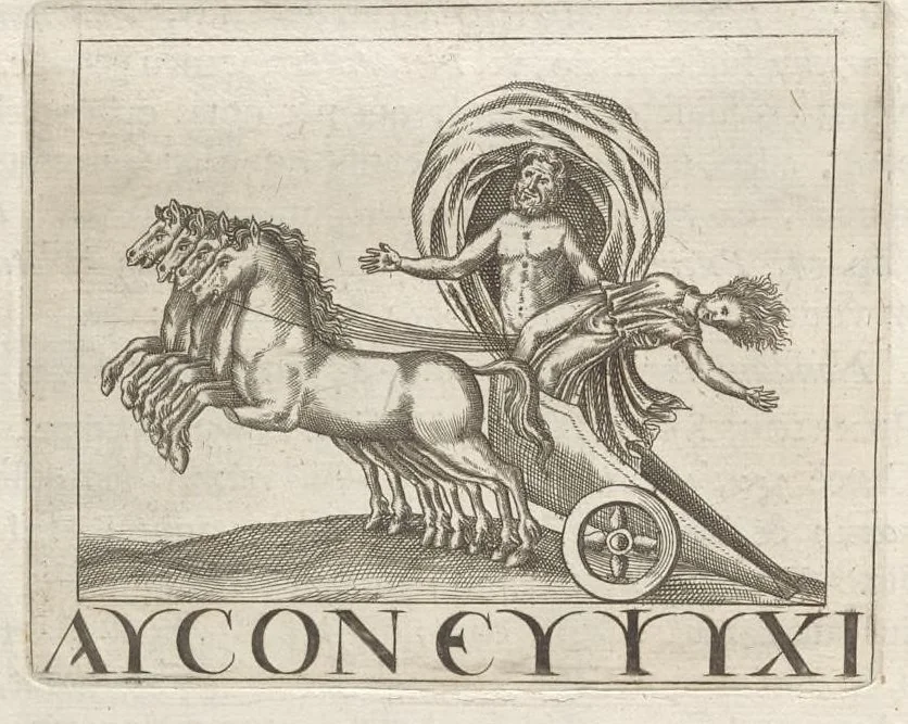 An illustration from Spicilegium antiquitatis, sive, Variarum ex antiquitate elegantiarum, vel novis luminibus illustratarum, vel recens etiam editarum fasciculi, 1692, leaf 107