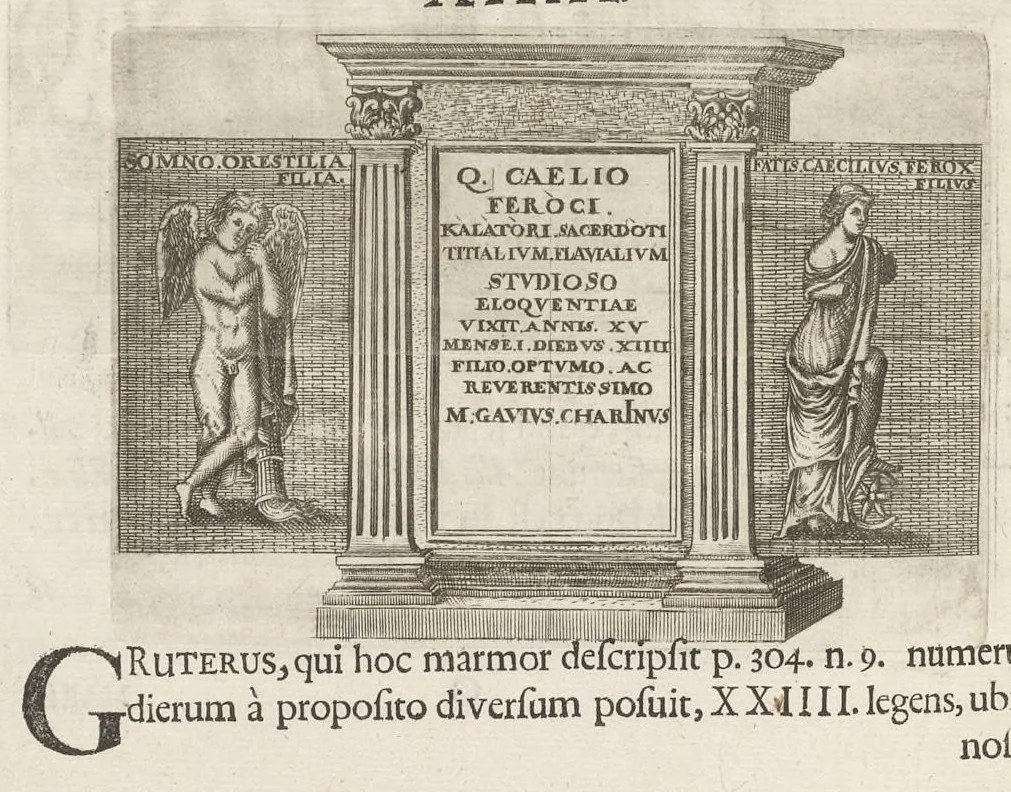 An illustration from Spicilegium antiquitatis, sive, Variarum ex antiquitate elegantiarum, vel novis luminibus illustratarum, vel recens etiam editarum fasciculi, 1692, leaf 119