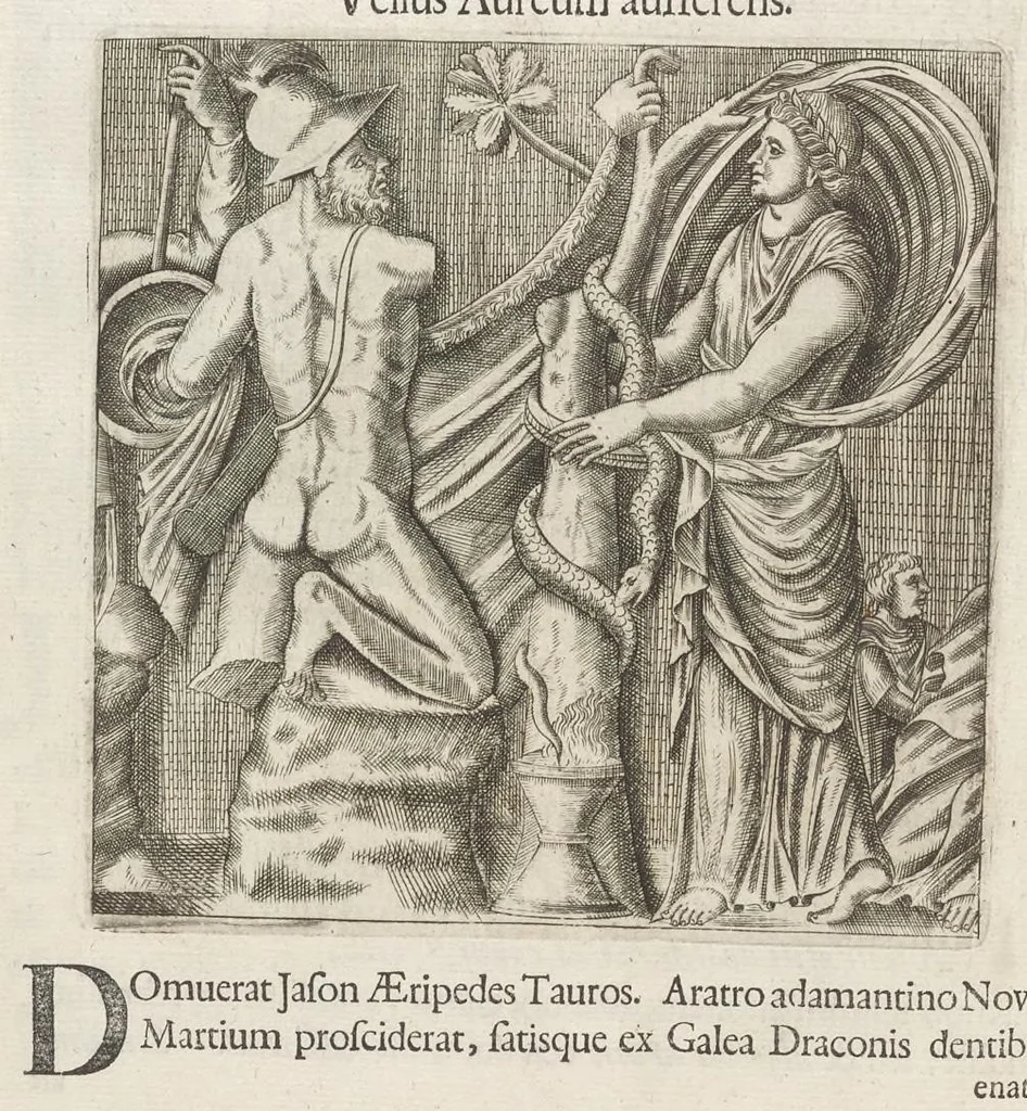 An illustration from Spicilegium antiquitatis, sive, Variarum ex antiquitate elegantiarum, vel novis luminibus illustratarum, vel recens etiam editarum fasciculi, 1692, leaf 133