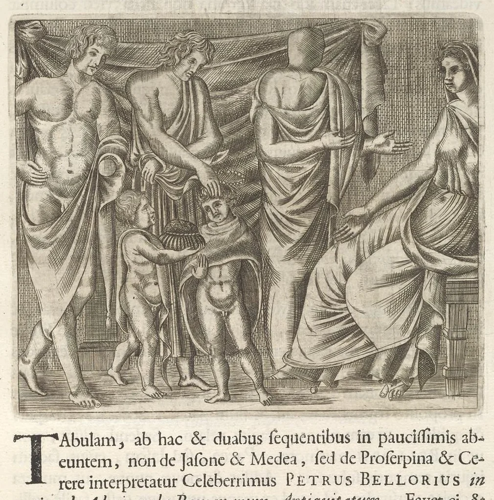 An illustration from Spicilegium antiquitatis, sive, Variarum ex antiquitate elegantiarum, vel novis luminibus illustratarum, vel recens etiam editarum fasciculi, 1692, leaf 138