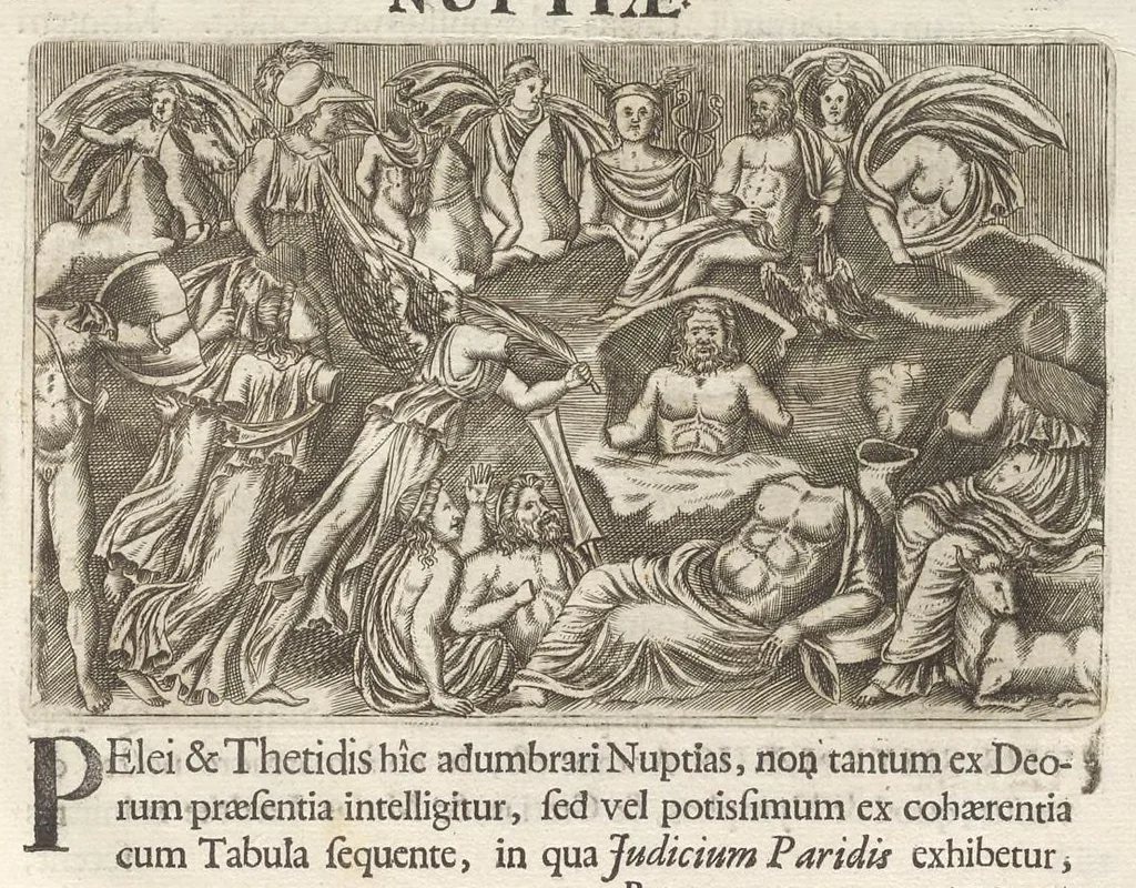 An illustration from Spicilegium antiquitatis, sive, Variarum ex antiquitate elegantiarum, vel novis luminibus illustratarum, vel recens etiam editarum fasciculi, 1692, leaf 144