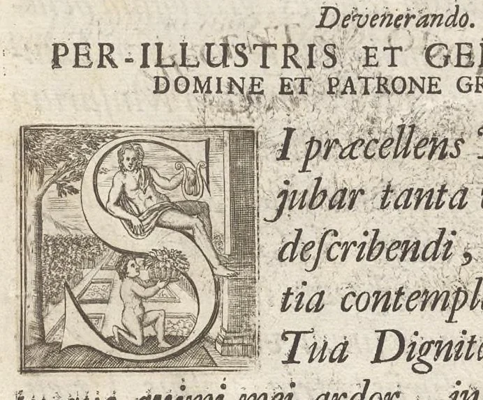 An illustration from Spicilegium antiquitatis, sive, Variarum ex antiquitate elegantiarum, vel novis luminibus illustratarum, vel recens etiam editarum fasciculi, 1692, leaf 8