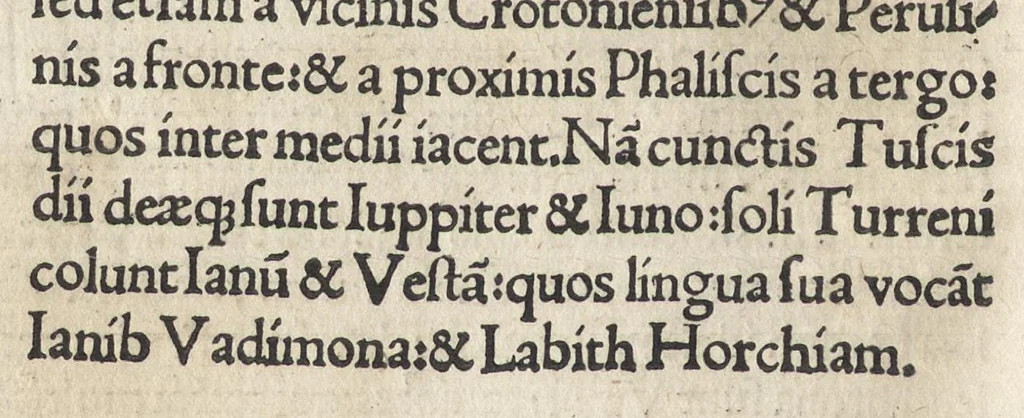 An illustration from Antiquitatũ variarũ volumina XVII, 1515, leaf 125