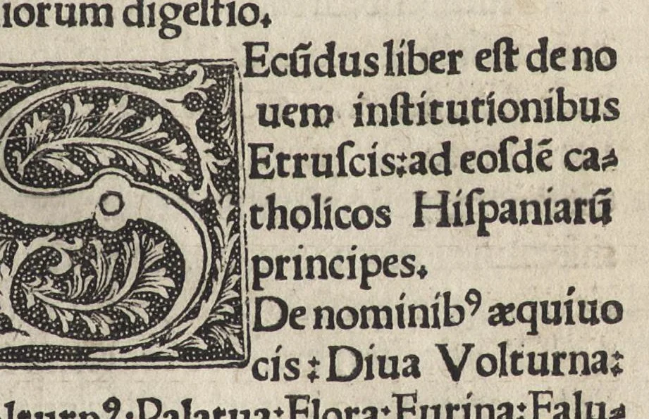 An illustration from Antiquitatũ variarũ volumina XVII, 1515, leaf 16