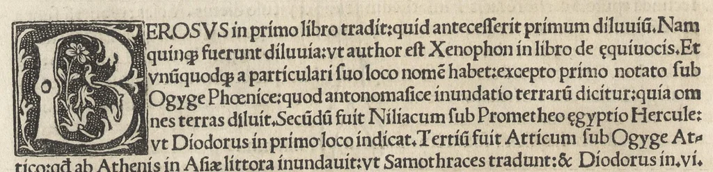 An illustration from Antiquitatũ variarũ volumina XVII, 1515, leaf 223