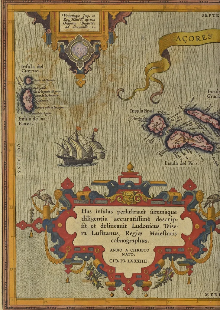 An illustration from Theatrvm orbis terrarvm, 1603, leaf 105