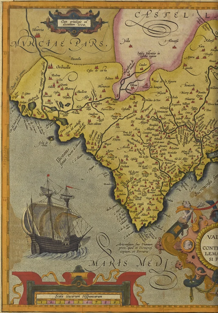 An illustration from Theatrvm orbis terrarvm, 1603, leaf 121
