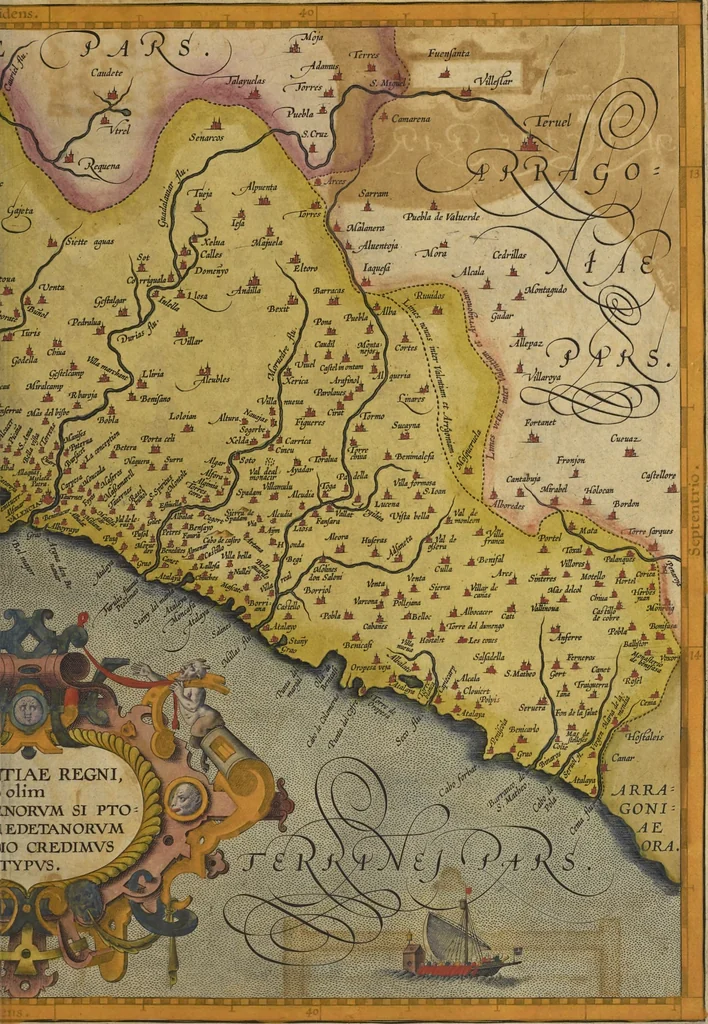 An illustration from Theatrvm orbis terrarvm, 1603, leaf 122