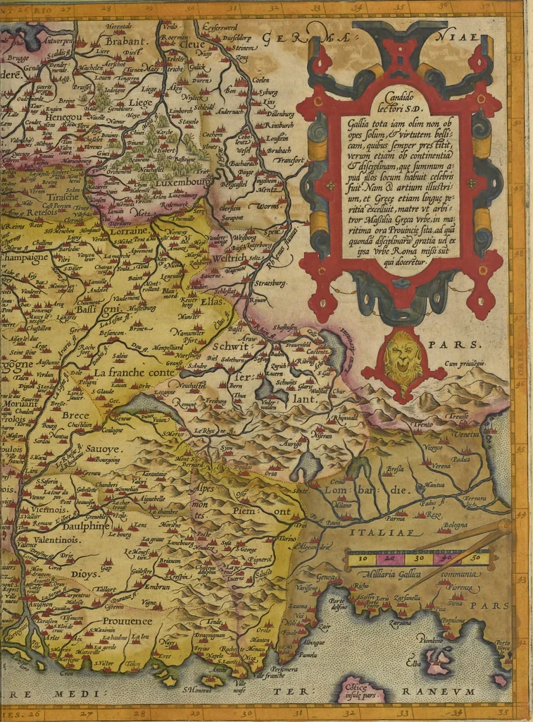 An illustration from Theatrvm orbis terrarvm, 1603, leaf 130