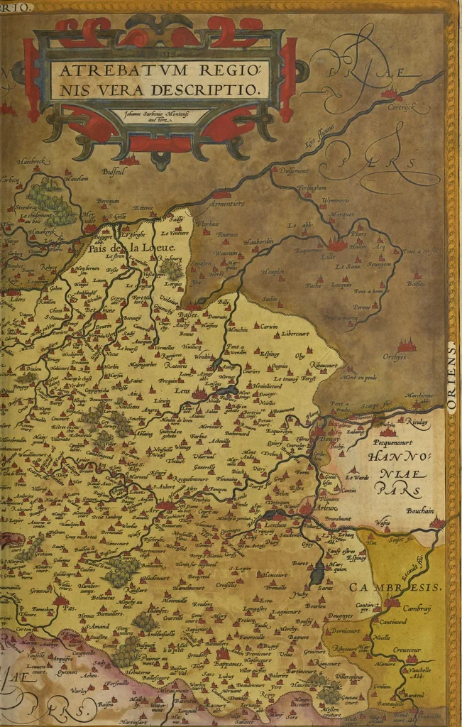 An illustration from Theatrvm orbis terrarvm, 1603, leaf 222