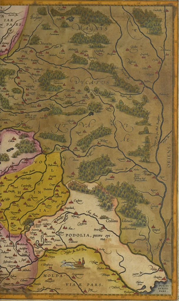 An illustration from Theatrvm orbis terrarvm, 1603, leaf 450