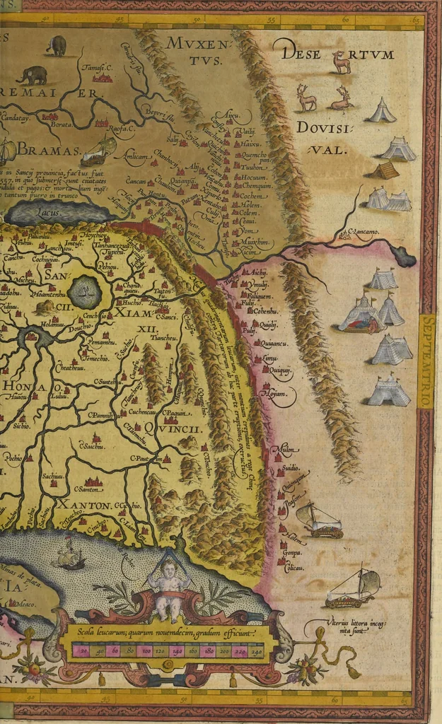 An illustration from Theatrvm orbis terrarvm, 1603, leaf 482