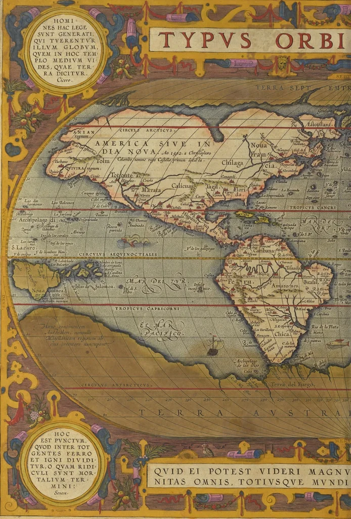 An illustration from Theatrvm orbis terrarvm, 1603, leaf 49