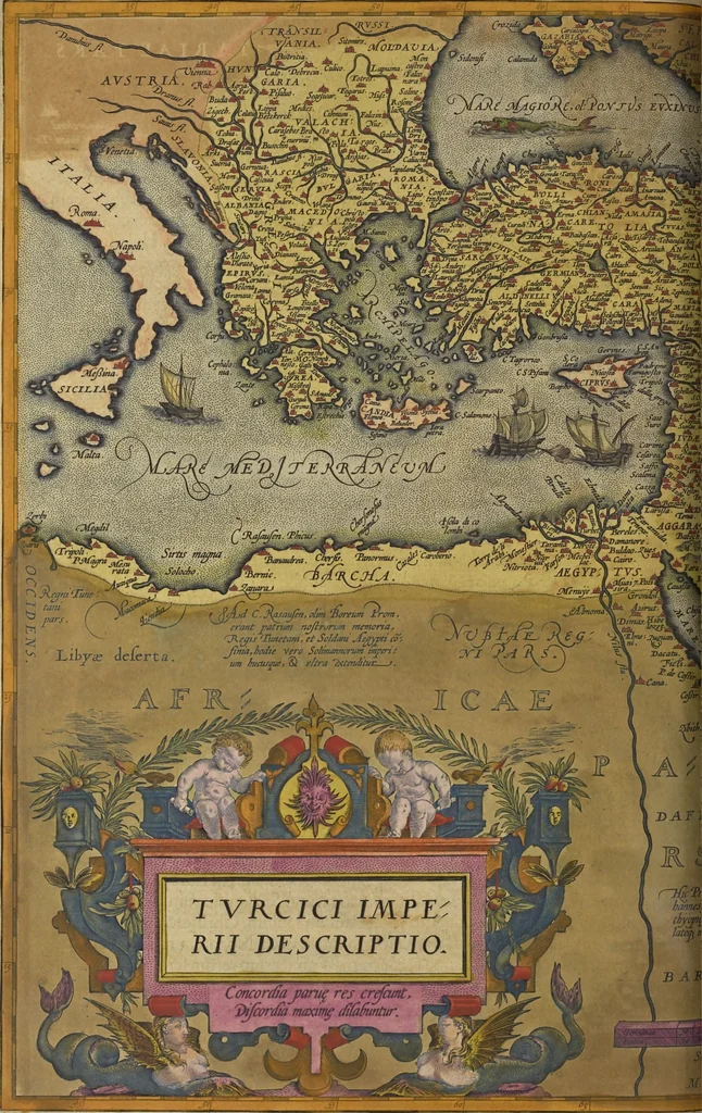 An illustration from Theatrvm orbis terrarvm, 1603, leaf 497