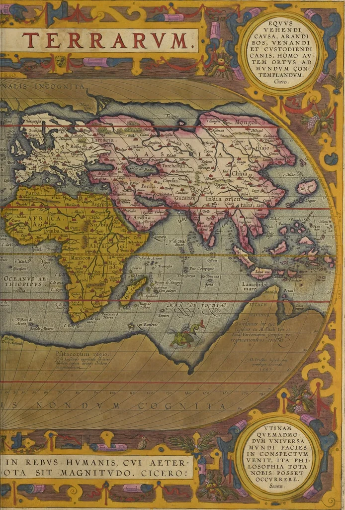 An illustration from Theatrvm orbis terrarvm, 1603, leaf 50