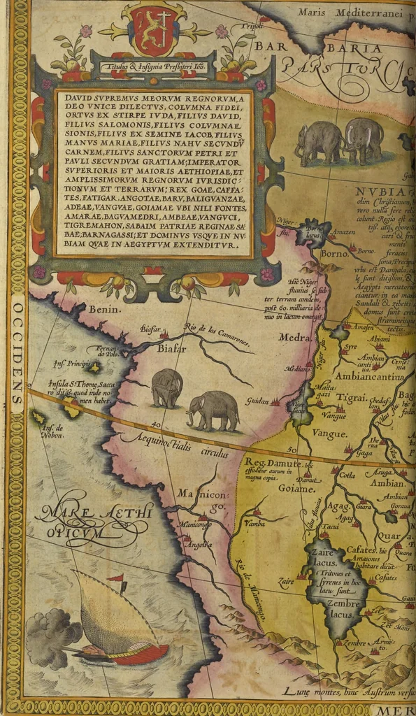 An illustration from Theatrvm orbis terrarvm, 1603, leaf 509